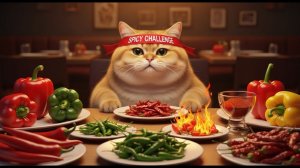 ПУХЛЯШ КОТЯРА ПРОБУЕТ ПЕРЕЦ ЧИЛИ 🌶️!!! МУКБАНГ АСМР ВИДЕО! БУДЕТ ОЧЕНЬ ОСТРО! РЕАКЦИЯ! 🙀🙀🙀