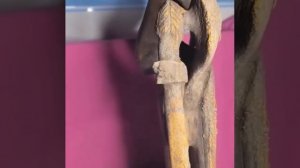 Странная статуя фараона с инопланетным лицом у пирамиды Хеопса! 👽