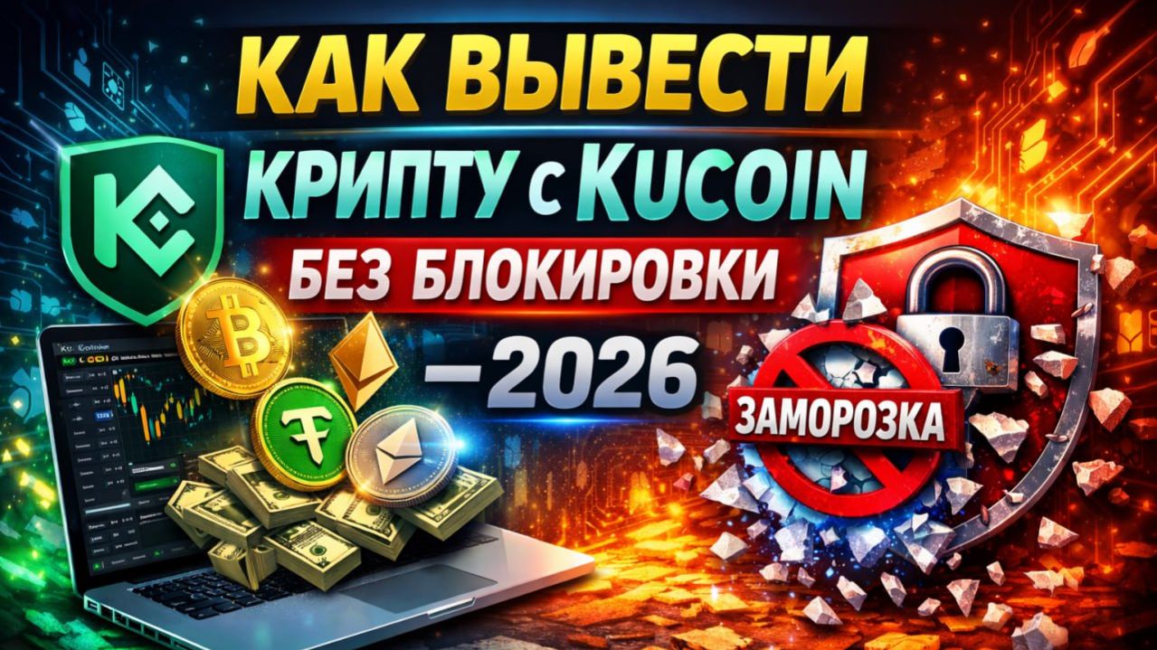 Как вывести крипту с KuCoin без блокировки — 2026