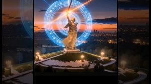 Родина-мать зовёт! Скульптура, Героям Сталинградской битвы на Мамаевом кургане в Волгограде. Высота