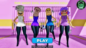 Побег женщины из тюрьмы Барри! (Обби) Игровой процесс #roblox #obby