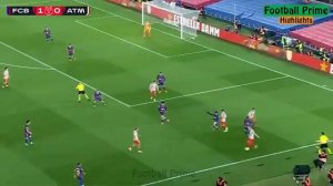 Барселона  - Атлетико. Обзор матча.