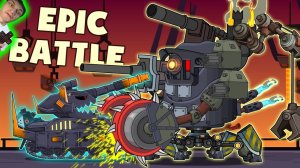 МОРОК vs ЧЕТЫРЁХНОГИЙ ОСАДНЫЙ МЕХАНИЗМ ! - Реакция на HomeAnimations - Мультики про Танки Геранд