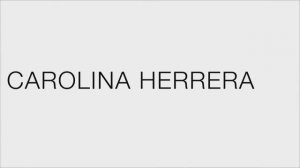 Показ женской коллекции Carolina Herrera весна-лето 2015
