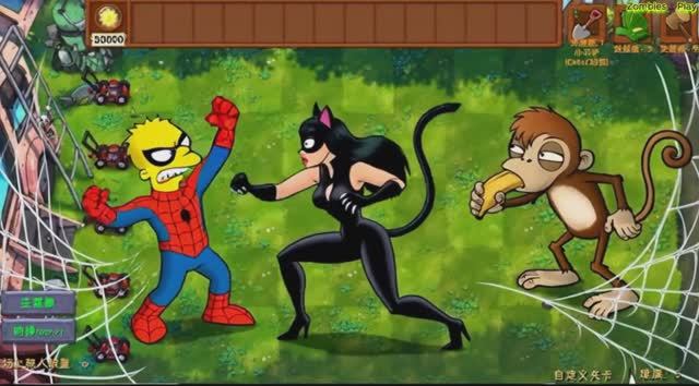 PvZ Анимация Зомби против растений! Plants vs Zombies Растения против Зомби ПвЗ