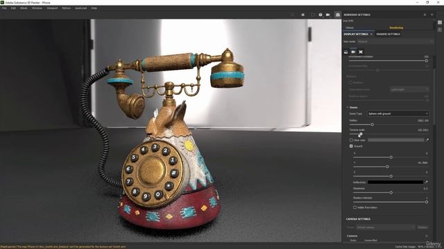 10. Export textures and render