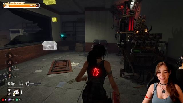 Две попытки сожрать клубнику подряд! Мимики в ДБД! Косплей на Лару Крофт #dbd #Dead by Daylight