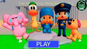 Покойо! Попавшей в ядовитую лаву, нужна помощь! Барри сбежал из тюрьмы! #roblox #obby