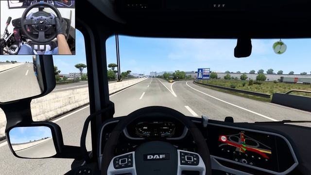 DAF XG 2021: современная классика 🚛 Дальнобой в ETS2 на Thrustmaster T300RS 🔥