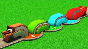 Машинки летают и прыгают! Развивающие мультики Машины помощники. Мультфильмы про машинки