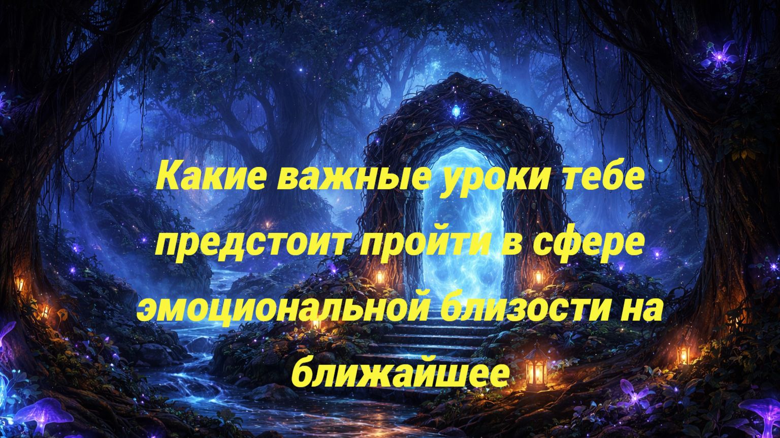 Какие важные уроки тебе предстоит пройти в сфере эмоциональной близости на ближайшее