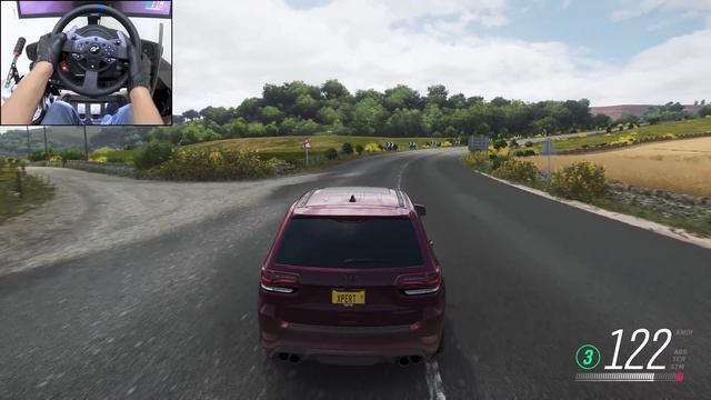 Jeep Trackhawk: 1000 сил внедорожника 🔥 Заезд в FH4 на Thrustmaster T300RS 🏁