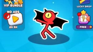 играем в Stickman Hook