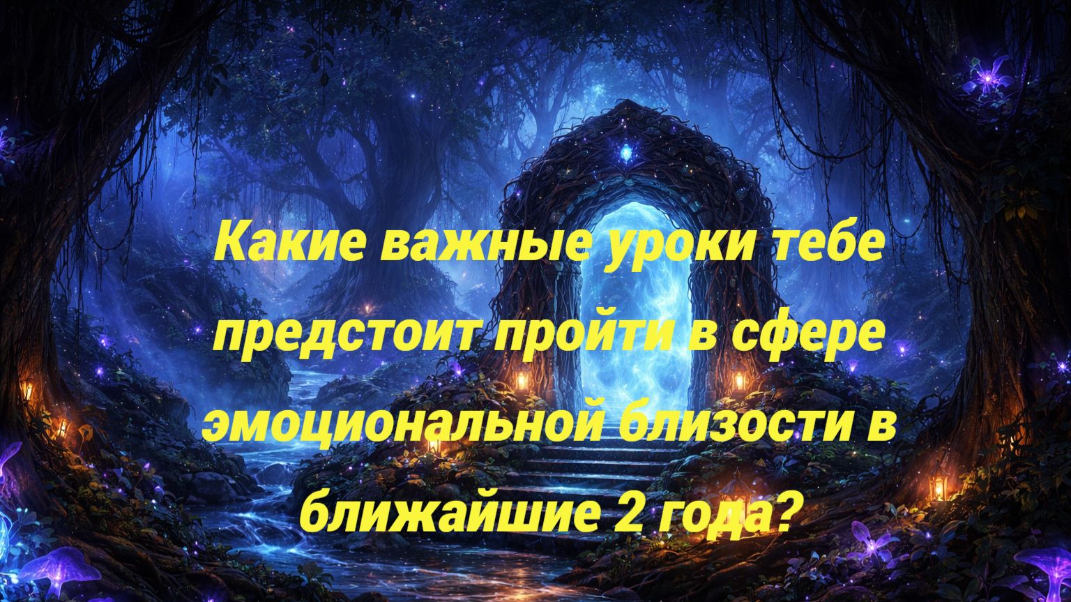 Какие важные уроки тебе предстоит пройти в сфере эмоциональной близости в ближайшие 2 года?