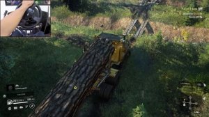 Транспортировка секвойи, часть 3 🌲 SnowRunner на Thrustmaster T300RS 🔥