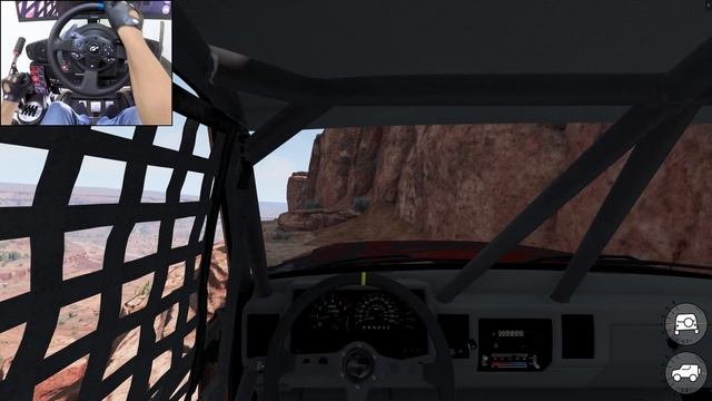 BeamNG.drive: реалистичный краулер, часть 13 🚙 Offroad на Thrustmaster T300RS 🔥