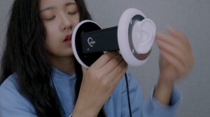 Продувание ушей ASMR и прикосновение к уху