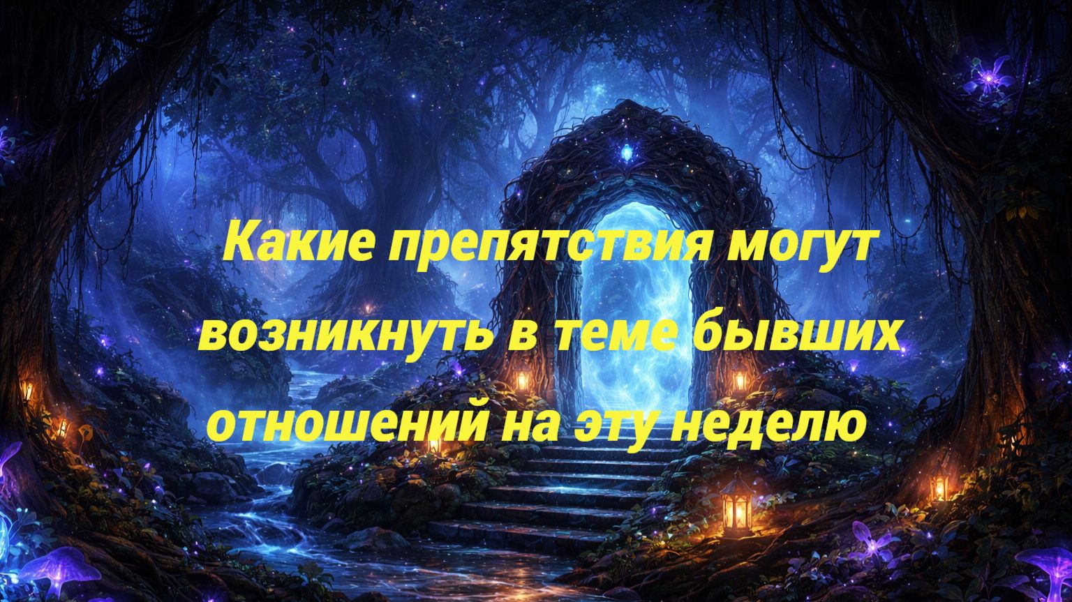 Какие препятствия могут возникнуть в теме бывших отношений на эту неделю
