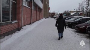 Сход снега с крыш