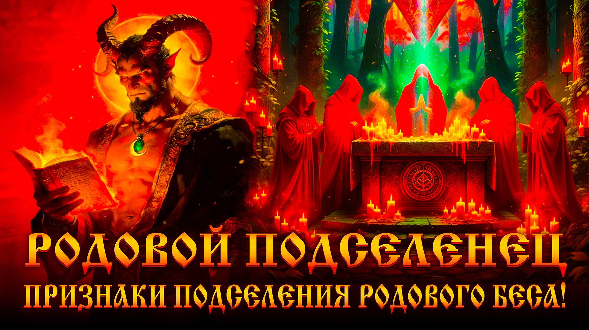РОДОВОЙ ПОДСЕЛЕНЕЦ.Признаки подселения Родового БЕСА.Часть 2‼️