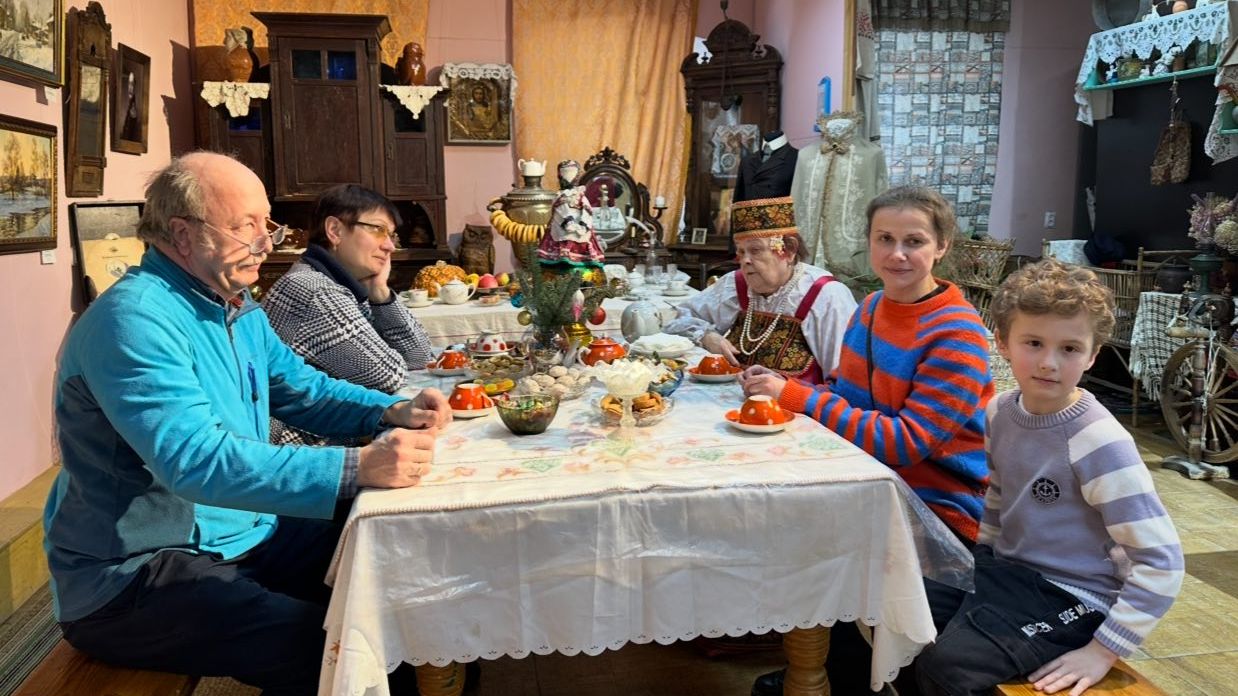 Купеческое чаепитие в Доме Широкова