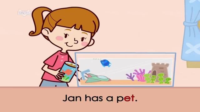 Word Families Episode 10 -- A Wet Pet (-et) CVC Words