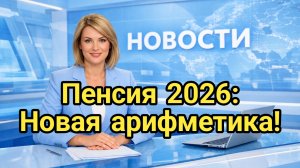 Пенсия 2026: Новая арифметика