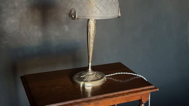 Авторская настольная лампа ар-деко (Франция, 1910-1930-е гг.)