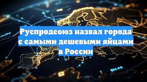 Руспродсоюз назвал города с самыми дешевыми яйцами в России