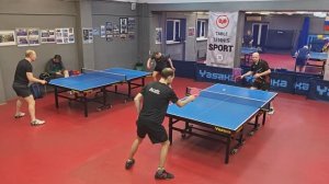 I ф. Садовников И. (500) - Рыбкин Р. (554) 03.03 настольный теннис Малиновый 400+ турнир СПб