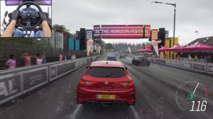 Renault Megane R.S.: горячий хэтч 🔥 Заезд в FH4 на Thrustmaster T300RS 🏁