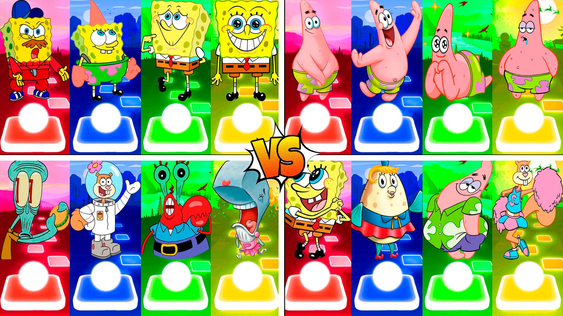 Coffin Dance Губка Боб Мегамикс Tiles Hop №13-16 - Мультик про Губку Боба МУЛЬТФИЛЬМЫ Спанч Боб