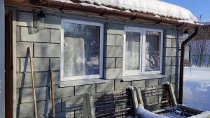 Зимняя дача. Не сидится дома. Накрываем теплицу поликарбонатом.