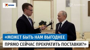 Путин допустил возможность прекращения поставок газа в Европу