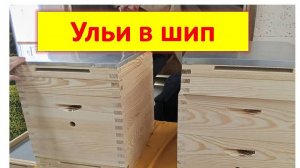 Обзор деревянных фальцевых ульев сделанных в шип