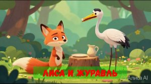 Лиса и Журавль |Аудиосказка для детей |Русские народные сказки