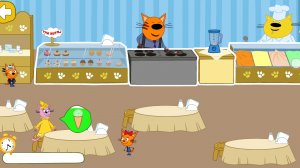 Три кота. Три кота шестой день работы в кафе