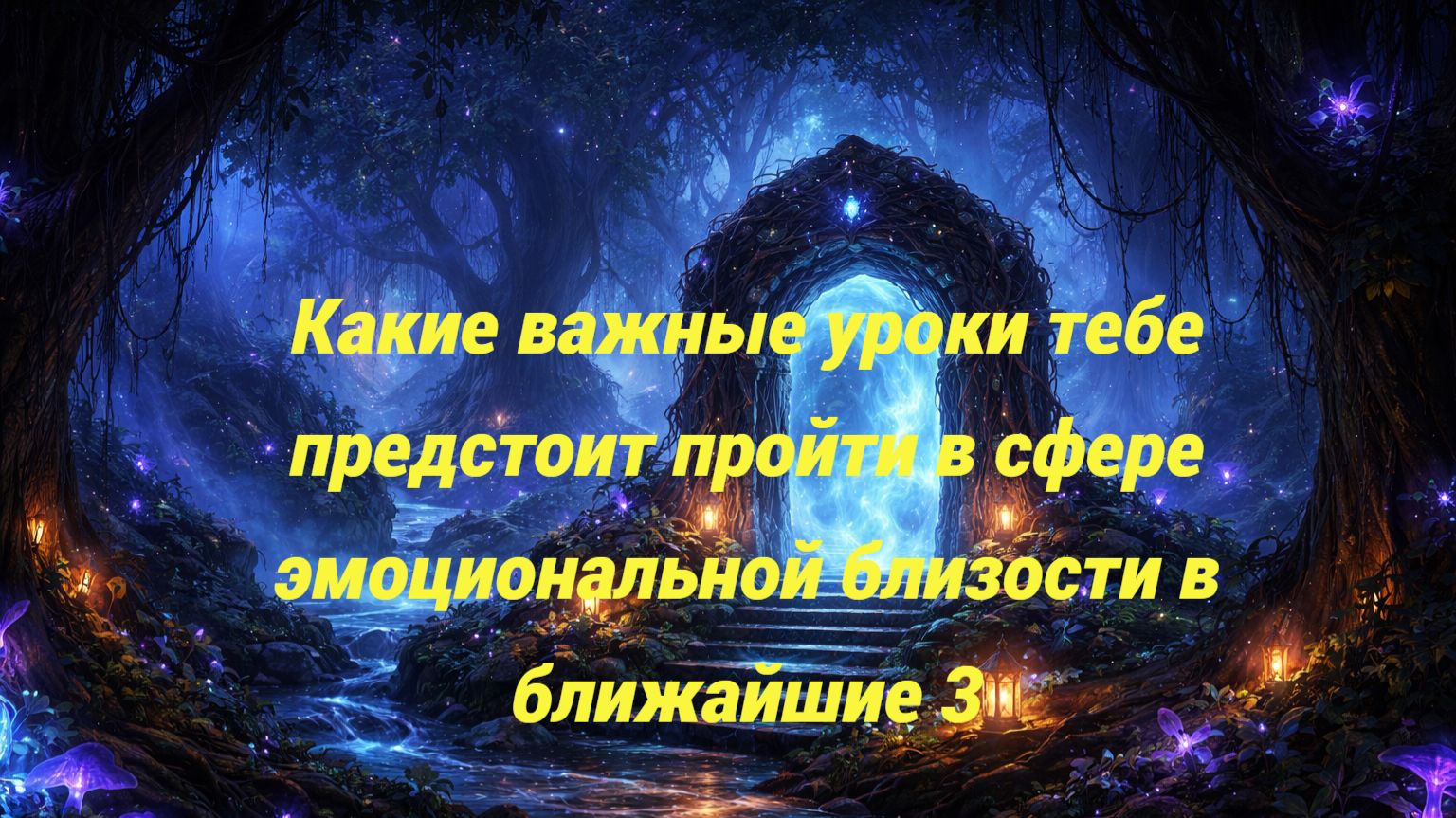 Какие важные уроки тебе предстоит пройти в сфере эмоциональной близости в ближайшие 3