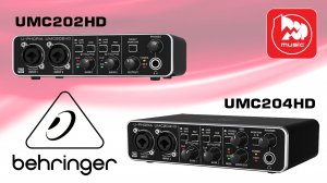 BEHRINGER UMC202HD+UMC204HD - доступные звуковые карты