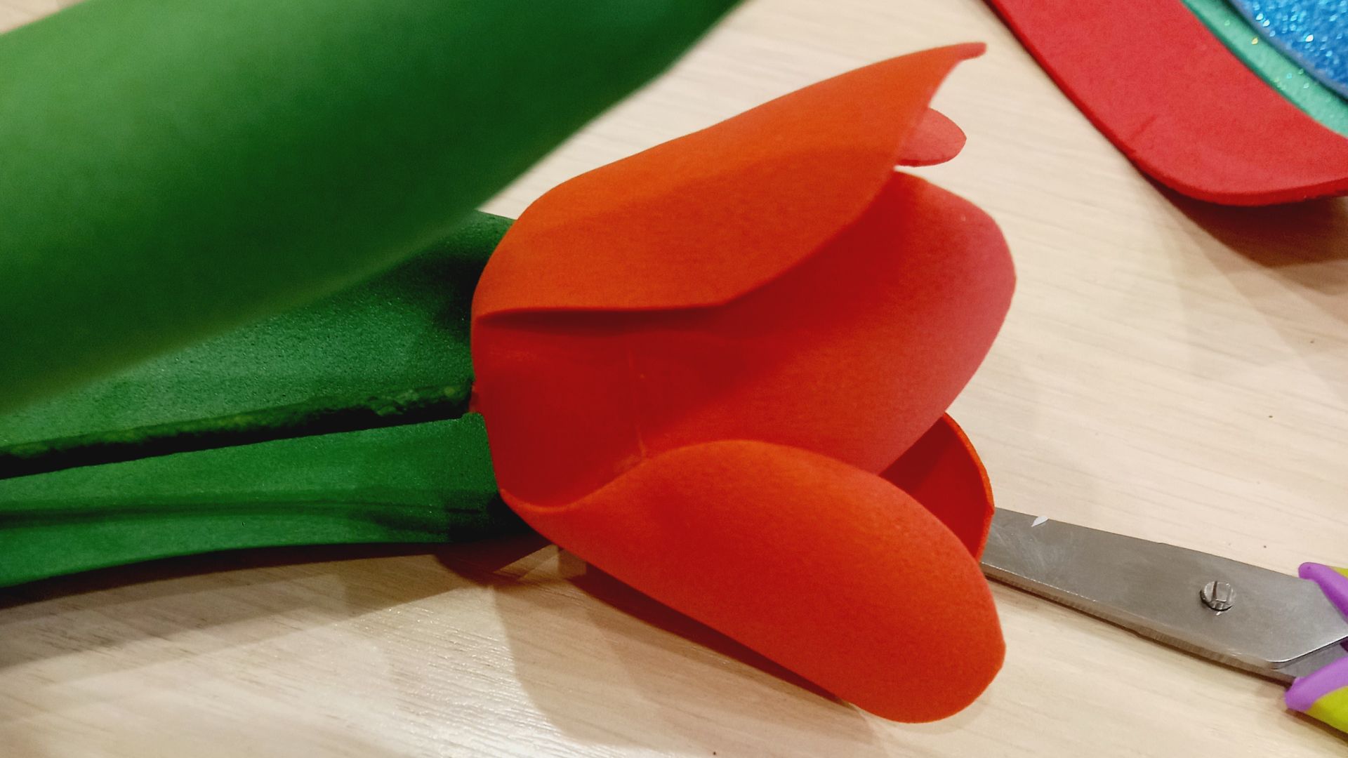 Тюльпан из фоамирана. МК тюльпан из фоамирана своими руками