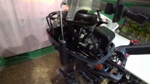 Обзор лодочного мотора BAIKAL 9.8 с ЭЛЕКТРОСТАРТЕРОМ.