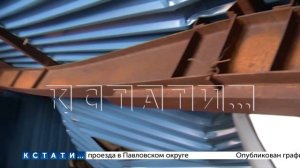 Рухнувшая крыша автопредприятия раздавила пассажирские автобусы и коммунальную технику