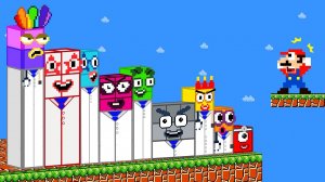 🆚 Mario против всех Dr.Numbers фазы 1-7 в большом зомби лабиринте ⚠️