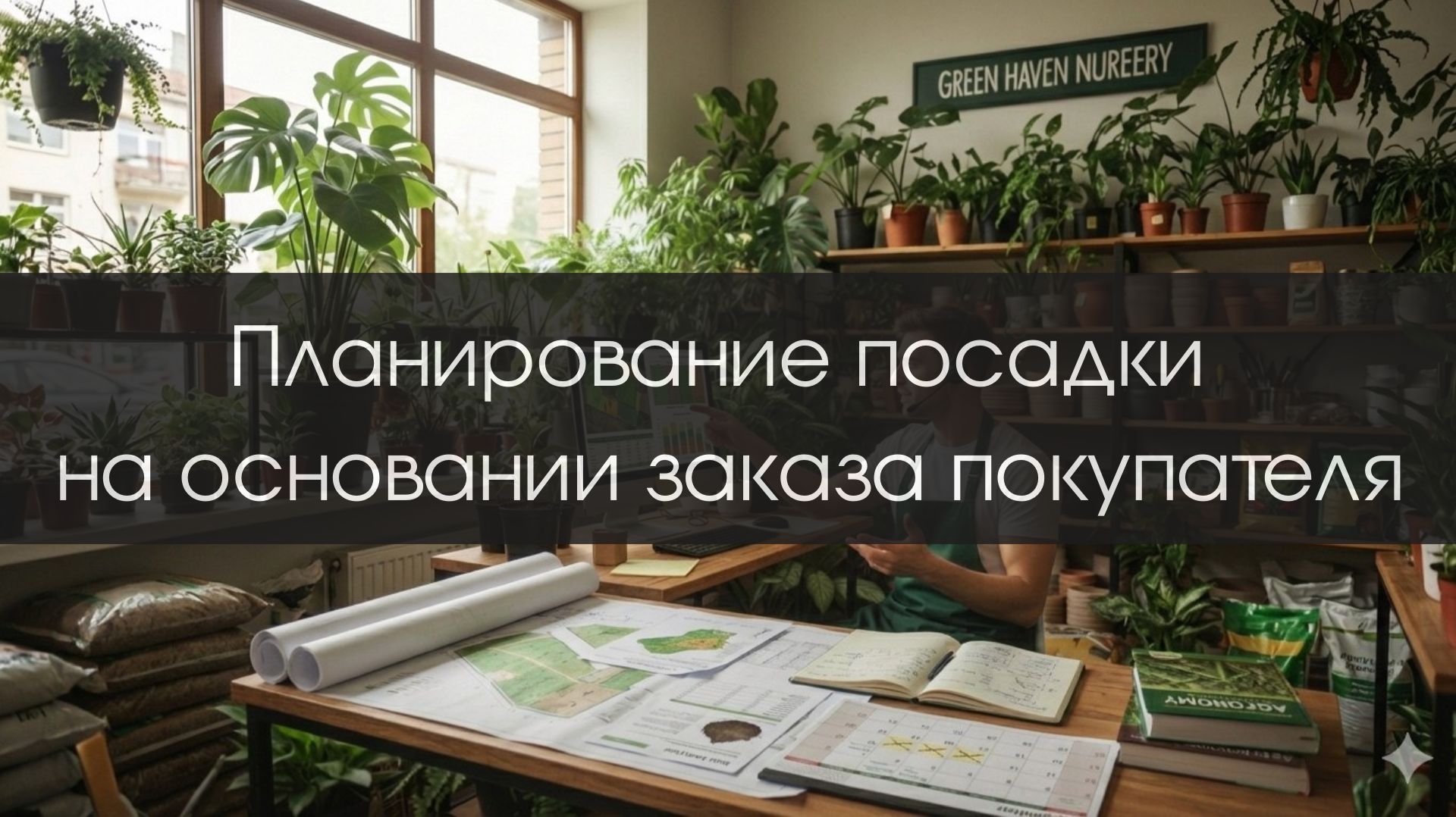 Планирование посадки на основании заказа покупателя