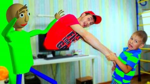 ПАПА ПОПАЛ В ИГРУ БАЛДИ! МУЛЬТИК ПРО ХЕЛПИКА! РОМА И ХЕЛПИК 32 СЕРИЯ