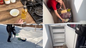 Бутылка для масла из подручных средств/ разморозила морозилку/ мясо на мороз/ заклинило калитку