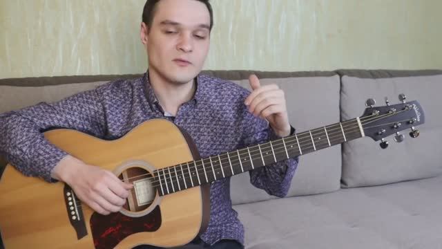 Полный Разбор Фингерстайл Композиции JinsanKim - Crow На Гитаре