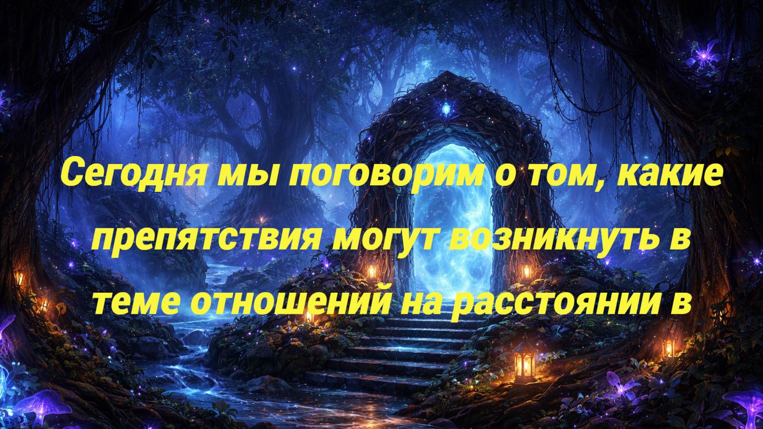 Сегодня мы поговорим о том, какие препятствия могут возникнуть в теме отношений на расстоянии в