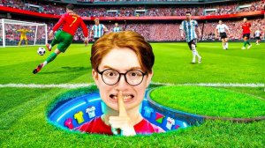 СЕКРЕТНЫЙ СТАДИОН ДЛЯ RONALDO! RONALDO vs MESSI ЭПИЧЕСКАЯ БИТВА!