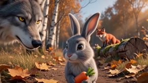 зайчик и волк